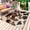 Brown, variant on Cow Patterned Outdoor Rug 3x5 Ft - Reversible Patio Rug Outdoor Camping Rugs, Vintage Farmhouse Abstract Country Western Indoor Outdoor Area Rugs, Non-Slip Outdoor Carpet Runner for Deck/Porch