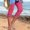 Hot Pink plus size capri pants a1, variant on Cagogo Women Plus Size Capri Pants High Waisted Solid Casual Basic Capri Pants Leggings Party, Army Green XL