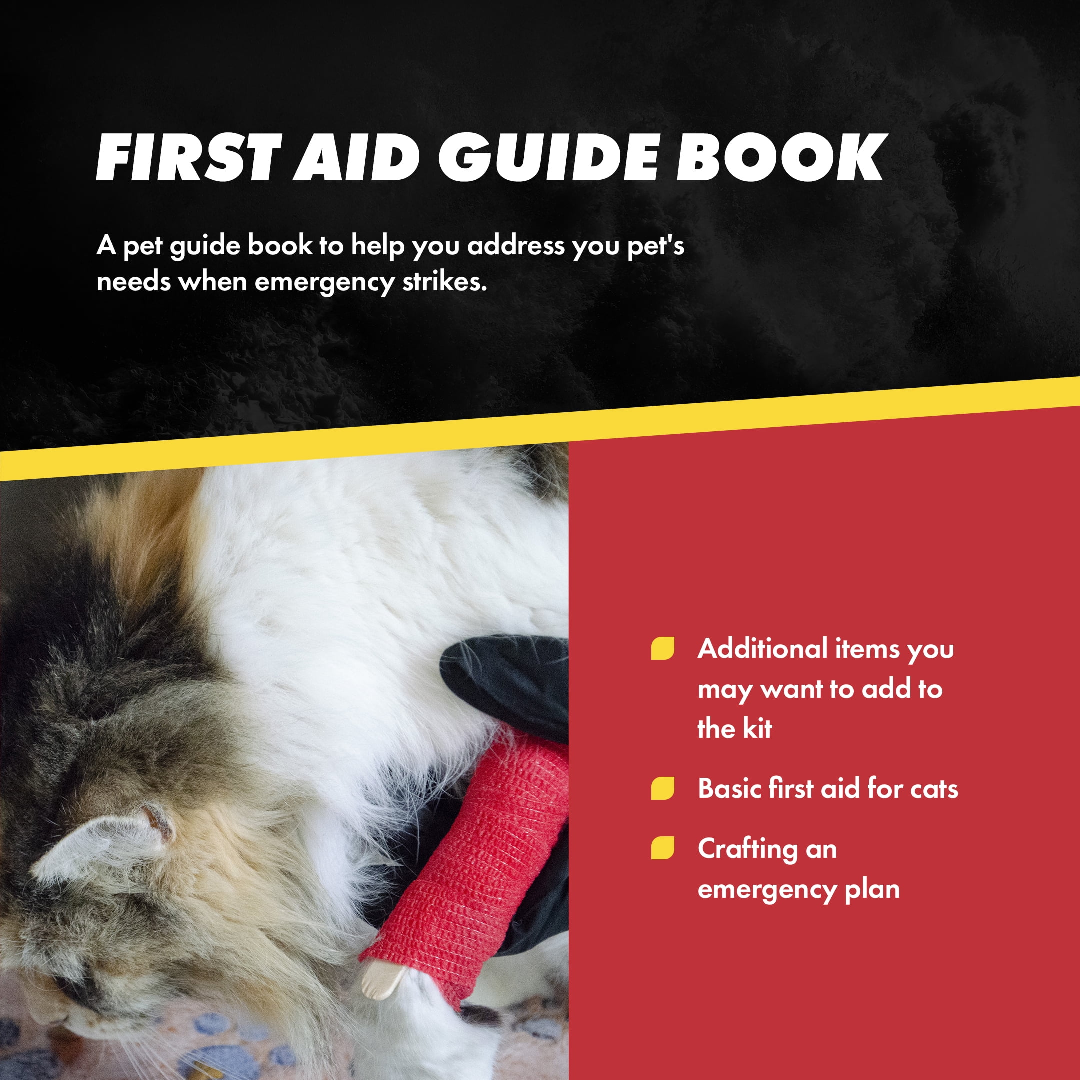 Cat Emergency Survival Kit - Bug Out Preparedness Kit for Emergencies, Traveling and More