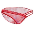 thumbnail image 1 of Calzoncillos De Mujer De Cintura Baja De Malla Transparente De Encaje Floral Bragas Invisibles Ropa Interior De rojo Soledad ropa interior de las mujeres, 1 of 8