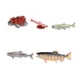 thumbnail image 1 of Ciclo de vida de juguetes de salmón, conjunto de ciclo de crecimiento Animal, herramientas de enseñanza de ciencias, figuritas de animales de granja Marrón, 1 of 8