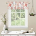 thumbnail image 2 of Kitchen Curtain Valance for Windows Nautical Theme Sea Turtle Coral 1 Panel, 54 x 18 Inch Rod Pocket Valance Window Treatments Short Curtains for Bathroom Bedroom, 2 of 6