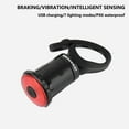 thumbnail image 3 of Ovzne Usb Charging Smart Brake Sensor Bicycle Tail Light – 100 Lumens Red Led, Ipx6 Waterproof, For Night Riding Safety, 3 of 7