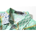 thumbnail image 3 of SSLR Mens Casual Button Down Shirts Short Sleeve Aloha Hawaiian Shirts, 3 of 7
