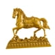 thumbnail image 3 of Estatua decorativa de caballo, recuerdo tradicional, escultura de resina para estantería, sala de estar oro, 3 of 9