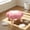 Pink, variant on Homenest Decorative Stool, Flower Shaped Accent Stool with Soft Cushion and Solid Wood Legs, Small Footstool, Ottoman, Teens Chair for Living Room, Bedroom