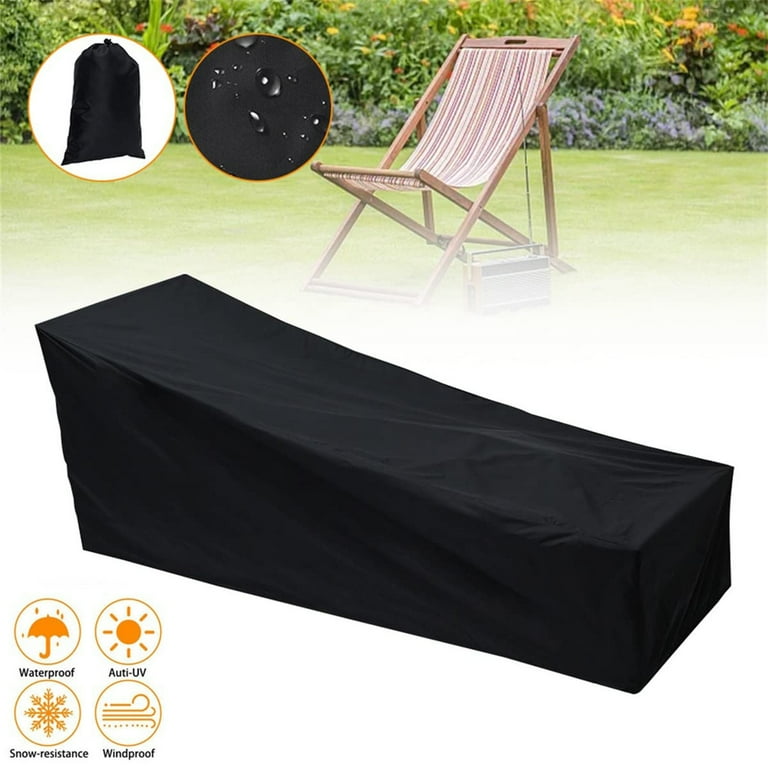 KAGAYD Your s Bath 1pc Outdoor Sun Lounger Covers Garden Sunlounger Cover Windproof Anti Garden Sunbed Cover Garden Rattan Sun Loungers Cover Patio Furniture Protector With Storag Walmart