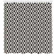 thumbnail image 3 of Ambesonne Herringbone Shower Curtain, Ethnic Style Rhombuses, 69"Wx75"L, Ivory and Charcoal Grey, 3 of 3