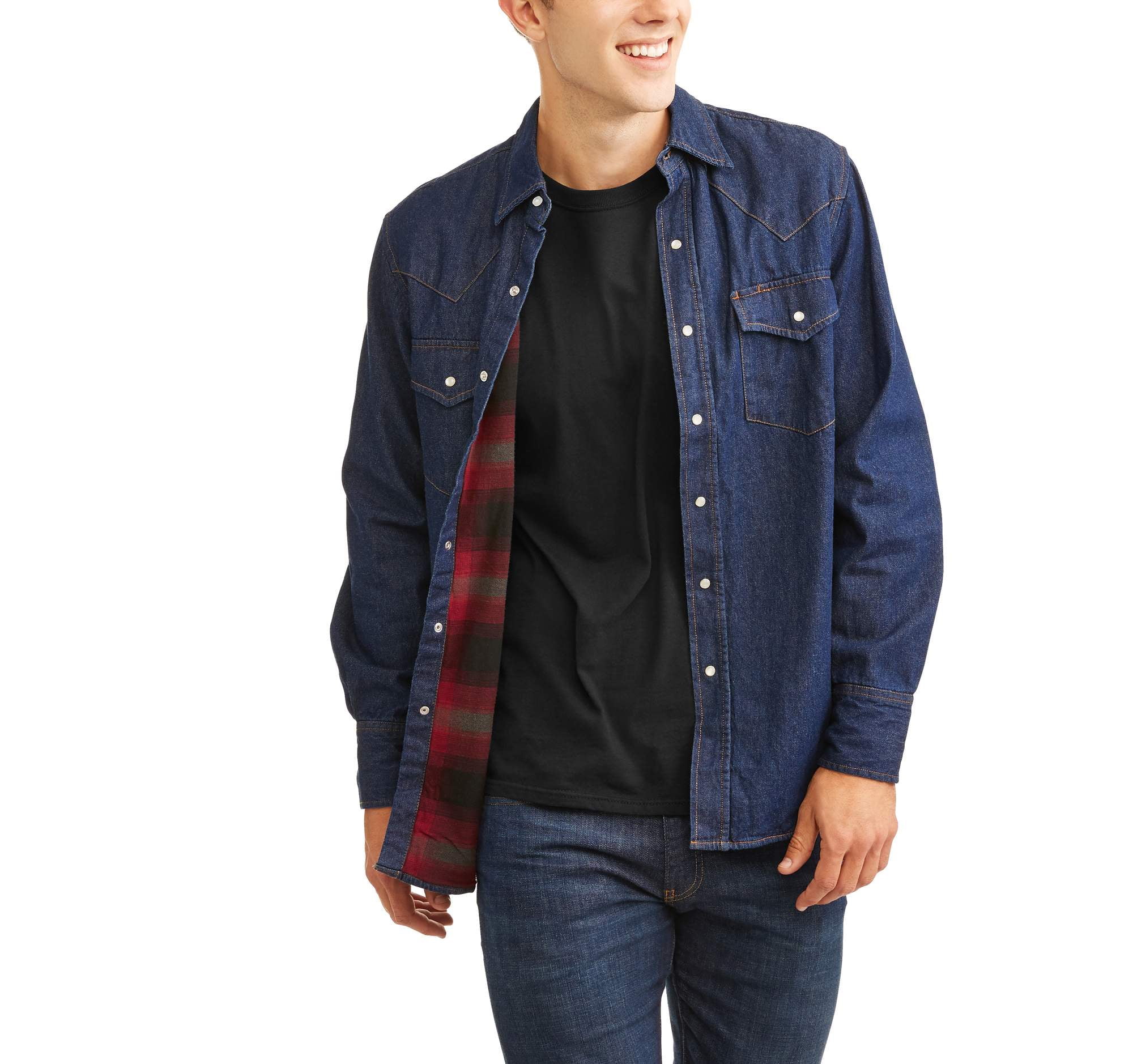 big and tall men's flannel lined jeans