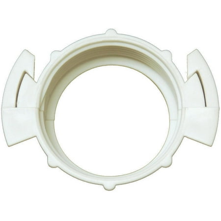 2 Inch Split Nut - Plumb Pak PP9255SPLT Split Wing Nut, 1-1/2 x 1-1/2 in, Plastic, White