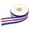 F, variant on Patriotic Ribbon 4th of July, Red White Striped Ribbon 1 Inch x 10 Yards, DIY Wreaths, Bows, Crafts, Independence Day, Memorial Day, Veterans Day Decor, F
