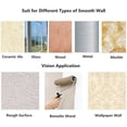 thumbnail image 2 of Estante de esquina de pared para baño sin perforación + ganchos autoadhesivos: cesta de estante adhesiva de 2 niveles y 2 ganchos de baño resistentes de acero inoxidable 304 para, 2 of 5