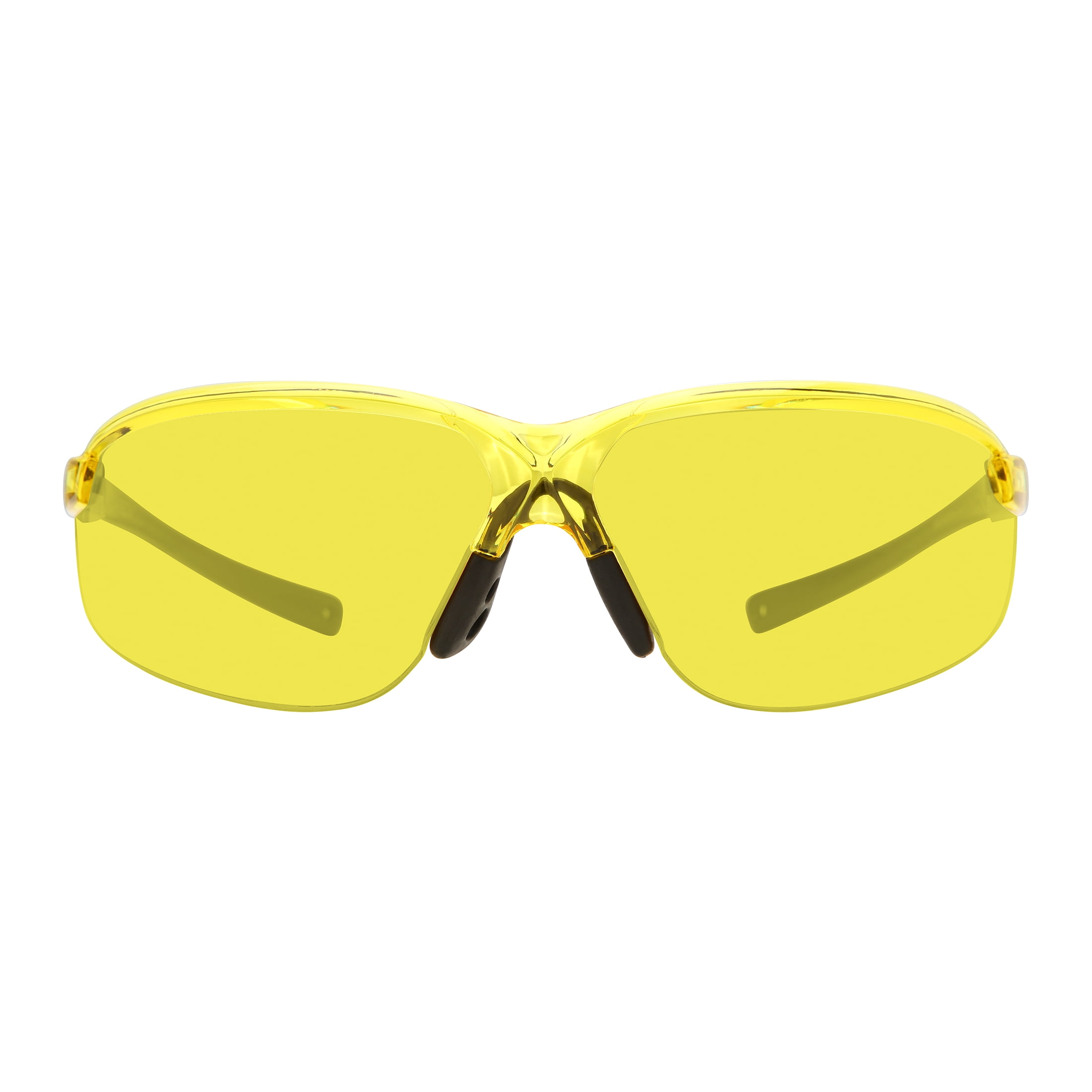 M+ Safety Glasses, Unisex, MS380569ECOLPK 2-Packs Lens yellow/Crystal, 2 units