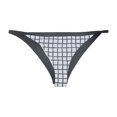 thumbnail image 1 of Tavik Womens Antic Moderate Coverage Bikini, Black, Large, 1 of 2