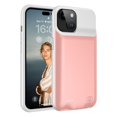 thumbnail image 3 of FeiKong Estuche de batería para iPhone 15, estuche de carga para teléfono con batería recargable de 7000 mAh, color rosa, 3 of 4