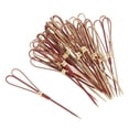 thumbnail image 1 of Palillos de cóctel de bambú en forma de corazón, 100 unidades, rojos, 1 of 7