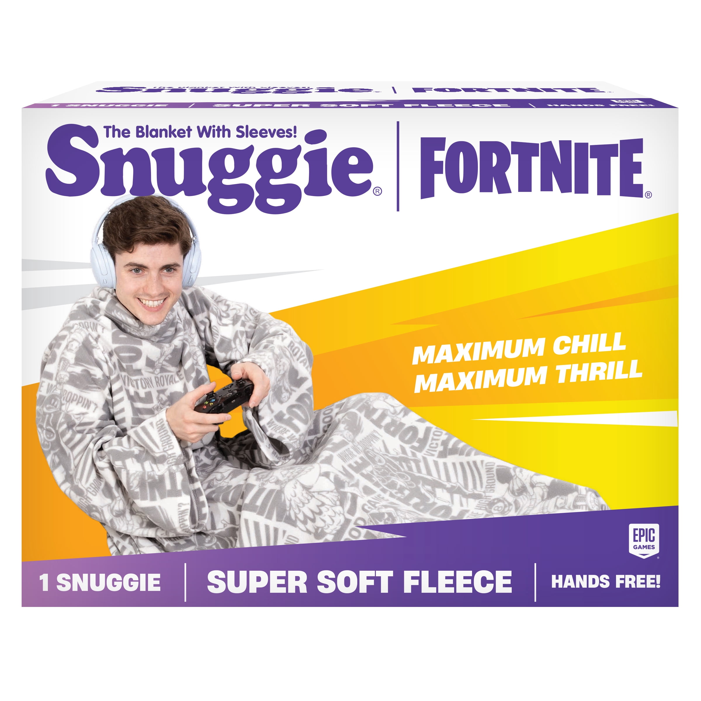 Snuggie The Original Wearable Blanket with Sleeves Fortnite Victory Super Soft Fleece