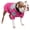Pink, variant on Touchdog Reflective-Max 2-in-1 Premium Performance Adjustable Dog Harness and Leash