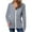 Gray, variant on Mlzmgr Womens Jackets Long Sleeve Hoodies with Pockets Full Zipper up Athletic Casual Sweatshirts for Women Fall Winter Fashion