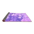 thumbnail image 2 of Ahgly Company Indoor Rectangle Abstract Purple Modern Area Rugs, 2' x 4', 2 of 4