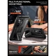 thumbnail image 5 of SUPCASE Unicorn Beetle Pro for Samsung Galaxy S26 Ultra 2026 Case with Stand & Belt-Clip, [2 Tempered Glass Screen Protectors & Front Frame] Military-Grade Protective Phone Cover for S26 Ultra, Black, 5 of 9