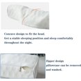 thumbnail image 4 of Almohada cervical para aliviar el dolor al dormir, almohada enrollable para el cuello, espuma viscoelástica para aliviar el dolor de cuello rígido, almohada de viaje para cama para personas que duermen de lado y boca arriba. (Azul) JM, 4 of 7