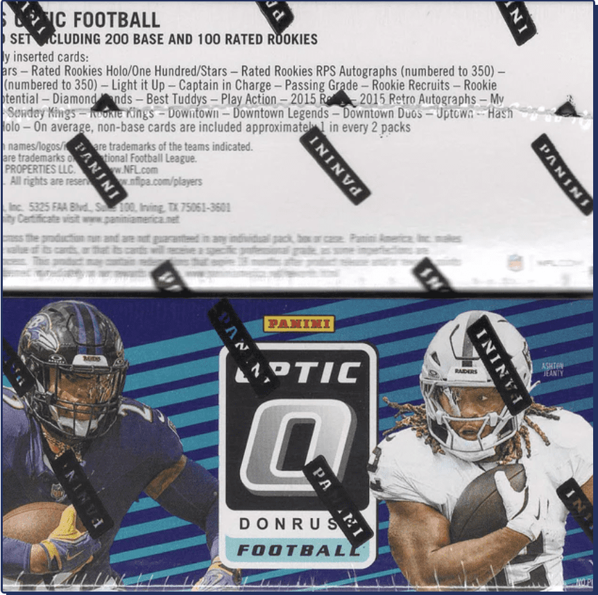 2025 Panini Donruss Optic Football Trading Cards 20ct Retail box