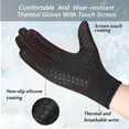 thumbnail image 4 of Waterproof & Windproof Winter Gloves, Thermal Non-Slip Gloves with Touch Screen Fingers & Windproof Liner for Men Women, for Running Cycling Driving, 4 of 8