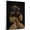 Afghan Hound, variant on Pug Cute Dog Boxing Stretched Canvas Size 8x12 – Retro Pug Dog Batter in Action With Boxing for Themed Living Room