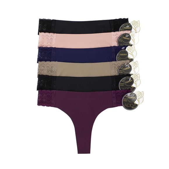 Paquete de Tangas Adda Lingerie Farah, Tanga, Sin costuras