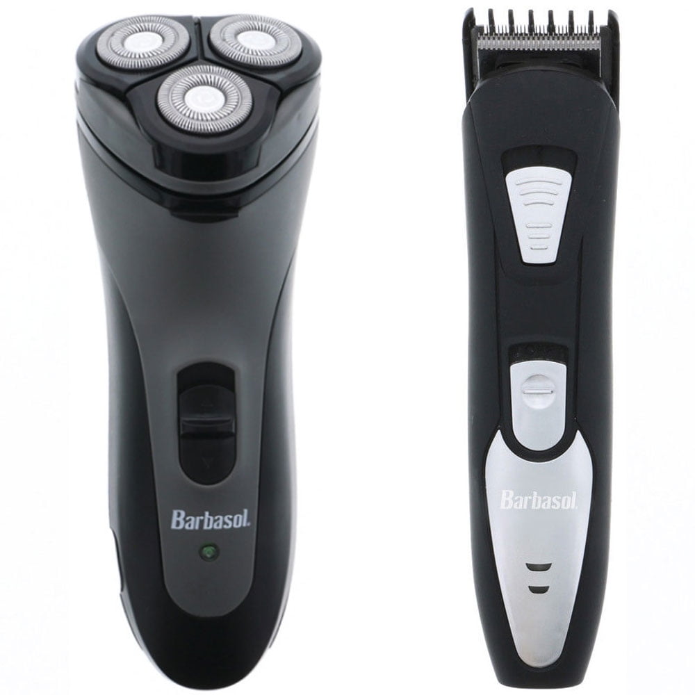 Barbasol Close Shave Rotary w/ Pop Up Trimmer and Barbasol Rechargeable