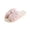 Pink, variant on Cotton Blend Slippers, Luxury Bedroom Shoes, Women's Indoor Linen Slippers Chiffon Bow Knot House Shoes Breathable Cotton Blend Flat Open Toe Luxury Bedroom Slides, Black 5.5