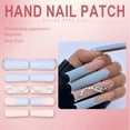 thumbnail image 5 of RAGUPEL 24Pcs Glue on Nails for Women,Crystal Embellished Square Press on Nails,Dimensional Butterfly Fake Nails with Designs,Long Nails for Dating,Party,Taking Pictures,Daily Life,Style3, 5 of 7