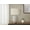 Cream#6, variant on Table Lamp Lighting, 25"h, Table Lamp, Black Concrete, Ivory / Cream Shade, Contemporary,Bedroom Lamp
