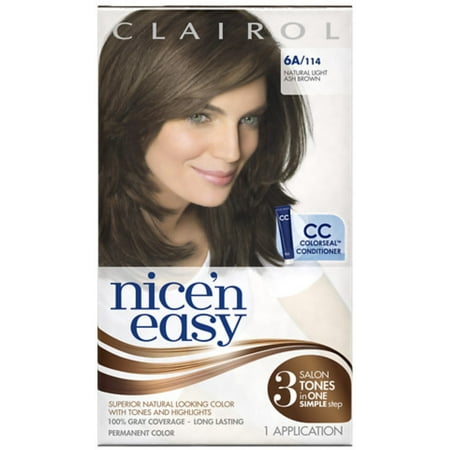 Nice N Easy Permanent Color 6a 114 Natural Light Ash Brown 1 Ea
