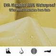 thumbnail image 3 of Chubasqueros para adultos reutilizables, ponchos de lluvia EVA, chubasquero ligero, impermeable, para hombres y mujeres, 350G, 3 of 6