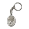 thumbnail image 4 of Antique Silver Holy Spirit Keychain, 4 of 4