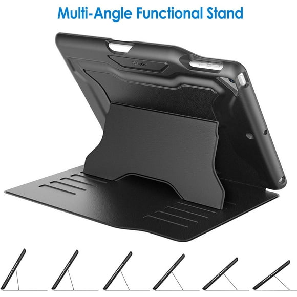 JETech Case for Apple iPad 9.7-Inch (2018/2017 Model, 6th/5th Generation) with Apple Pencil Holder, Highly Protective,