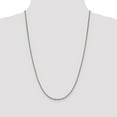 thumbnail image 2 of 14K White Gold 2.5mm Diamond Cut Cable Chain 24 Inch, 2 of 6
