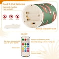 thumbnail image 5 of Yayeee Flameless Candles with Remote Flickering Battery Operated Multi Color Changing, Green American Footballs, 5 of 7
