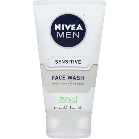 NIVEA Men Sensitive Face Wash 5 fl. oz. (Best Over The Counter Face Wash For Rosacea)