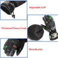 thumbnail image 4 of Gants de Ski Imperméables Coupe-Vent à Écran Tactile Gants d'Hiver Chauds Antidérapants Gants de Planche à Neige Thermiques Gants par Temps Froid pour le Ski, le Planche à Neige, la Randonnée, la Course, 4 of 6