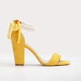 thumbnail image 1 of Melissa - Sandalias de ante amarillo con perlas amarillo 27 CM, 1 of 9