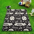 thumbnail image 2 of Baseball Outdoor Picnic BlanketsSports Waterproof Picnic Blankets 60x80 Inches Large Sandproof Beach Blanket Foldable Outdoor Blanket for Camping on Grass Picnic Mat, 2 of 6