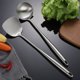 thumbnail image 5 of Xiao Hua Pala para sartén extendida de acero inoxidable, antiescaldaduras, cuchara de mango largo, utensilio de cocina, 1 pieza, 5 of 5
