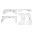 thumbnail image 4 of Shirt Ruler, Reusable Alignment Guide Ruler Exquisite PVC  For Office For Sewing, 4 of 8