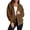 1# Coffee, variant on Zip Up Hoodie Women Oversized Zip Up Y2K Hoodies Casual Long Sleeve Sweatshirts Fall Spring Track Jackets Red 3XL