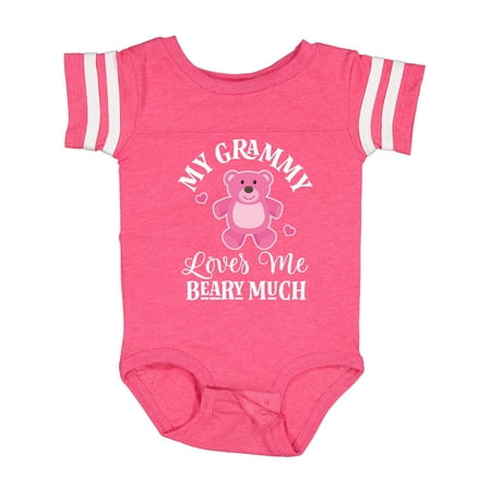 

Inktastic Grammy Loves Me Girls Bear Gift Baby Girl Bodysuit