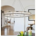 thumbnail image 3 of Monroe 36 inch LED oval single pendant in black, 3 of 9