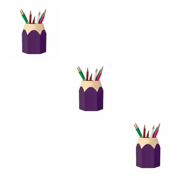 Sidaley Plástico Extraíble Suministros para estudiantes Forma de lápiz Portalápices de doble Type3 NO3